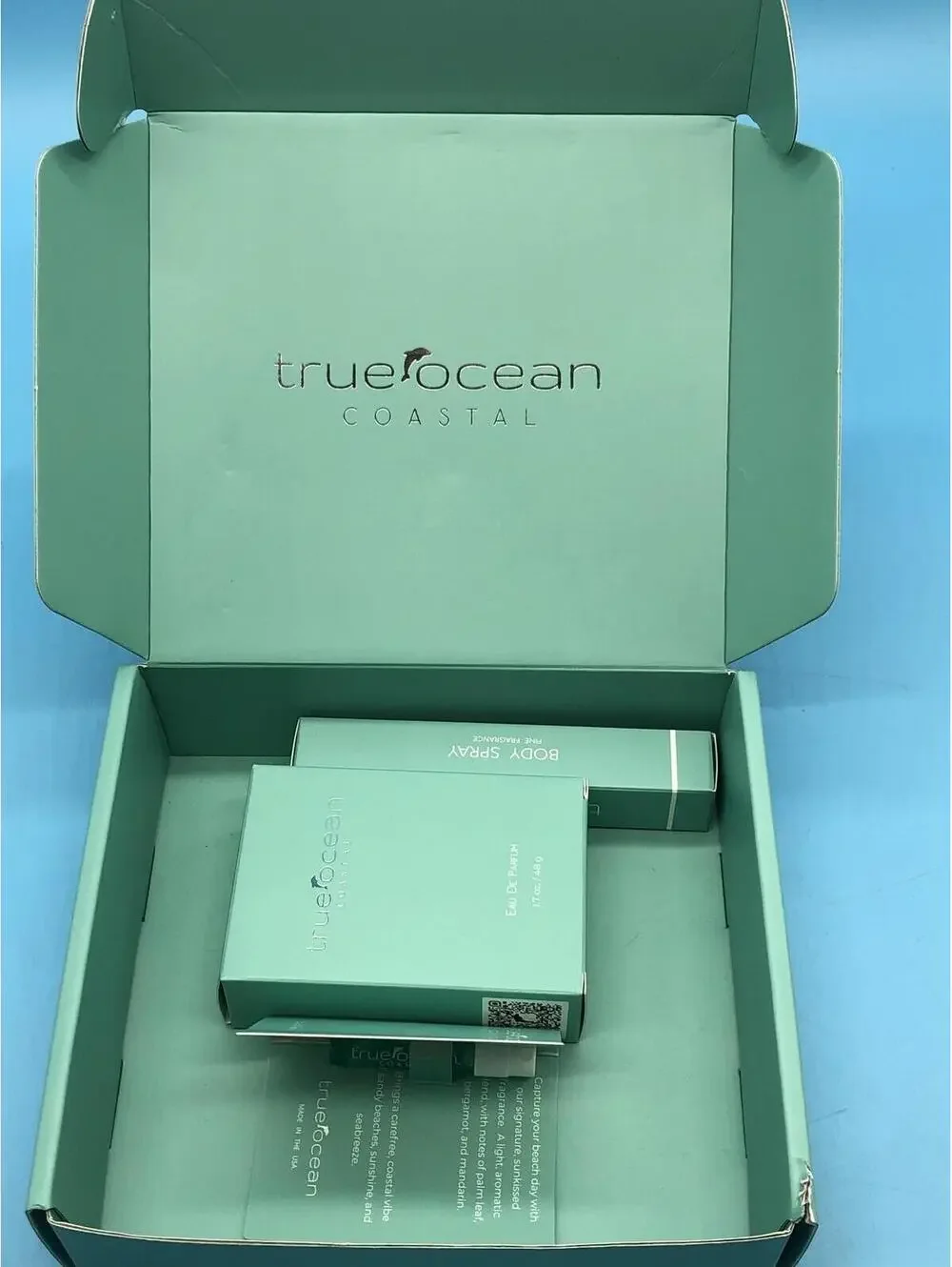 True Ocean Coastal Eau De Parfum 1.7 Oz Gift Set Body Spray Bergamot Citrus - Picture 6 of 16
